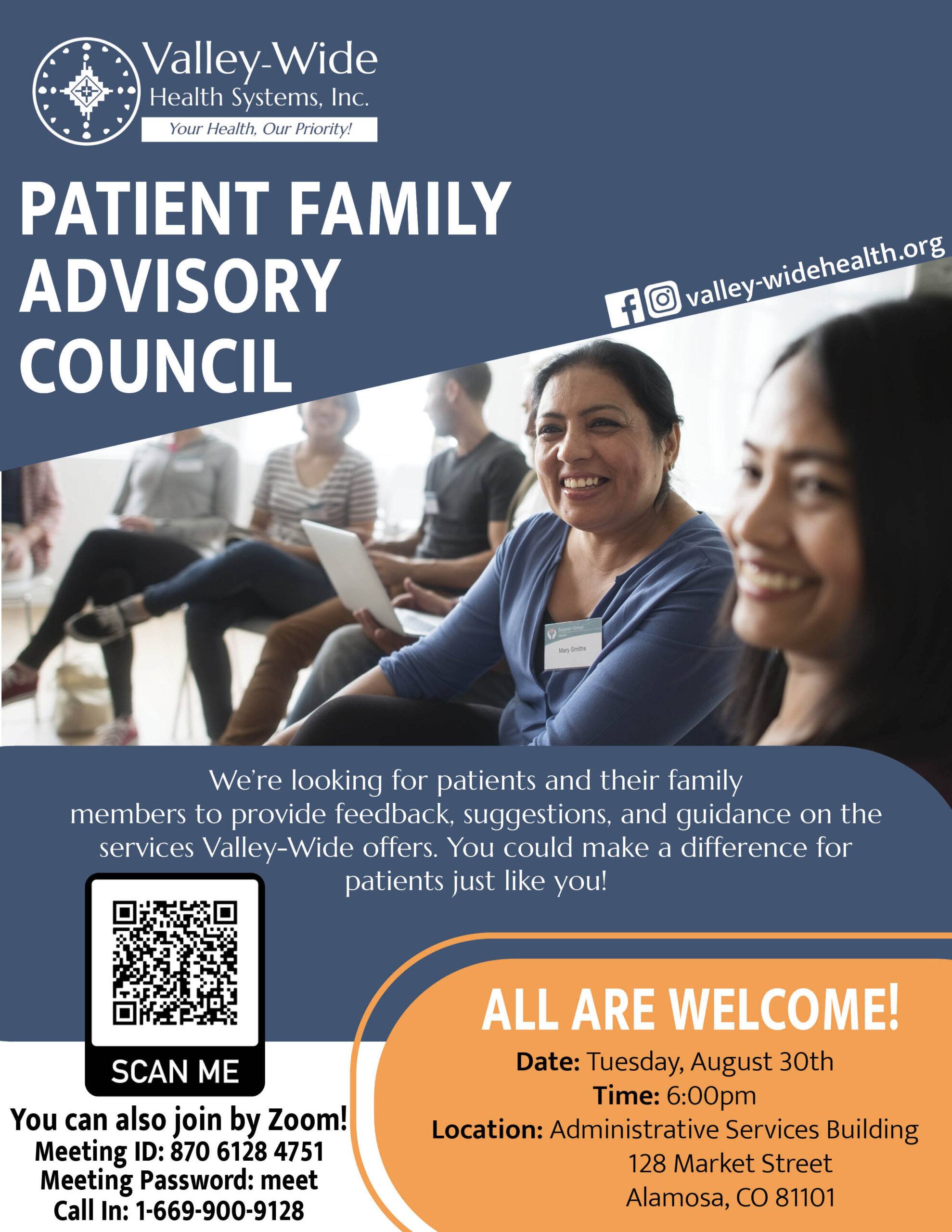 Join Our Patient Family Advisory Council - Valley-Wide Health